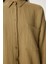 Oversize Basic Müslin Gömlek Yağ Yeşili LMX0002 6