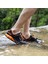 HTT1605 Erkek Tekking Outdoor Aqua Siyah Turuncu Spor Sandalet Ayakkabı 6