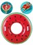 Karpuz Desenli Şişme Simit 90 Cm, Deniz ve Havuz Keyfi Için Renkli Eğlence 1