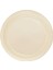 Partı Tabak Plastık Krem Pk 25 Lı Yuvarlak 22 cm 1