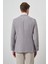 Erkek Vişne Keten Dokuma Slim Fit Mono Yaka Ceket 5