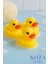 Sevimli Sarı Mini Ördek Vinil Set, Sesli Bebek ve Çocuk Havuz Oyuncağı 1