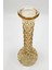 El Yapımı Gold Renk Baklava Model Cam Karanfillik 25CM 4