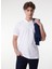 Erkek Kırık Beyaz Regular Fit Polo Yaka T-Shirt 1