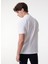 Erkek Kırık Beyaz Regular Fit Polo Yaka T-Shirt 4