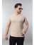 Erkek %100 Pamuk Slim Fit Dar Kesim V Yaka Basic Tişört 5.0 2 Değerlendirme 1