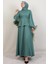 Sümeyra Tesettür Elbise Mint 1