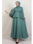 Sümeyra Tesettür Elbise Mint 2