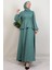 Sümeyra Tesettür Elbise Mint 3