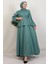 Sümeyra Tesettür Elbise Mint 4