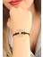 Lucky (Şanslı) Siyah Deri Ipli Unisex Mood Bileklik - EBJ250705W36387 1