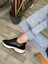 Soho Iç-Dış Hakiki Deri Lastik Bağcıklı Siyah Kadın Sneakers Ayakkabı 3