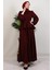 Sümeyra Tesettür Elbise Bordo 1