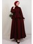 Sümeyra Tesettür Elbise Bordo 2