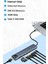 Macbook Pro Air USB Çoklayıcı 8in1 Hub Type-C 4K Hdmı Sd Tf Kart Okuyucu USB 3.0 Okuyucu Adaptör 2