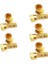 (20 Adet) Gold F Konnektör Standart 18MM 3