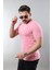 Erkek %100 Pamuk Slim Fit Dar Kesim Bisiklet Yaka Basic Tişört 2