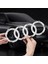 _audı Ön Logo LED Işığı A1-A3-A4-A6-Q2 (275MMX95MM) Gümüş Renk Beyaz Işık 2