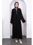 Siyah Önü Bağlamalı Kimono Etekli Takım 1