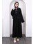 Siyah Önü Bağlamalı Kimono Etekli Takım 2