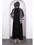 Siyah Önü Bağlamalı Kimono Etekli Takım 4