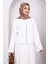 Ekru Önü Bağlamalı Kimono Etekli Takım 3