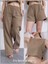 Kadın Kahve Şort Pantolon Bluz 3lü Takım MSC244 2