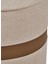 Latte Puf - Krem / Kahverengi - 42X40X40 cm 1