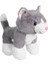 Kedi Peluş Gri 36 cm 1