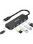 SWR1603G/93 Siyah 20 cm Kablolu Type-C To 4xusb 3.0 Çoklayıcı 2
