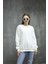 Unisex Ekru Renk Bisiklet Yaka Oversize Sweatshirt 7