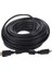 G-507FS Plastik Düz Siyah 20 Metre Gold Poşetli HDMI Kablo 1