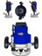 Germany 2600 Watt Freze Formika Traşlama Makinesi 12MM - Mavi 1