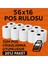 56X16 Termal Pos Kağıdı Rulosu 20'li - Tüm Pos Cihazlara Uyumlu 1
