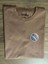 Gezegen Baskılı Unisex %100 Pamuk Oversize Bisiklet Yaka Kahverengi T-Shirt 2