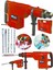 Germany Profesyonel 4200 W 11 kg Sds Max 3 Fonksiyonlu Kırıcı Delici Hilti Kırmızı 2
