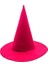 Pembe Fuşya Renk Keçe Cadı Şapkası Yetişkin Çocuk Uyumlu 35X38 cm 1