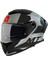 mt Thunder 4 Sv FF118SV Exeo C2 Gloss Pearl Titanium Full Face Motosiklet Kaskı 1