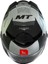 mt Thunder 4 Sv FF118SV Exeo C2 Gloss Pearl Titanium Full Face Motosiklet Kaskı 4
