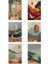 Bohem Doğa Temalı 6'lı Set No:2 Retro Vintage 18X27 Mdf Ahşap Poster Tablo 1