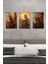 Steampunk Retro Sevimli Kediler Üçlü No:1 18X27 Mdf Ahşap Poster Tablo 1
