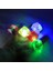Kristal Tasarımlı LED Işıklı Mor Yüzük 5