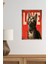Sevimli Kediler Love No:3 Retro Vintage 18X27 Mdf Ahşap Poster Tablo 1