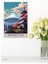 Fuji Dağı Retro Vintage 18X27 Mdf Ahşap Poster Tablo 1