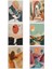 Bohem Doğa Temalı 6'lı Set No:3 Retro Vintage 18X27 Mdf Ahşap Poster Tablo 1