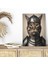 Ortaçağ Kedi Temalı No:1 Retro Vintage 18X27 Mdf Ahşap Poster Tablo 1