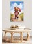 Sevimli Ayıcık Temalı No:1 Retro Vintage 18X27 Mdf Ahşap Poster Tablo 1