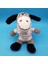 Eşek Tepsin Seni Yazılı Tişörtlü Peluş Eşek Komik Peluş Oyuncak, Hediye, Sevimli Hayvan Figürü 24 cm 1