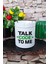 Talk Code To Me Yazılımcı Mühendis Hediye Baskılı Seramik Kapaklı Kokusuz Küllük 1