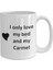 Print Dore Carmel Lover Kupa - Köpek Kuş Evcil Hayvan Adı - Love My Carmel Adı - Ingilizce Kup 1